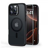 ESR iPhone 16 Pro Skal och Skärmskydd Classic Hybrid MagSafe Set Frostad Svart