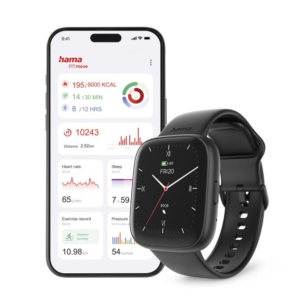 Hama Smartwatch 4000 Svart