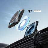ESR Bilhållare Qi2 Air Vent/Dashboard Wireless Car Charger CryBoost HaloLock Svart
