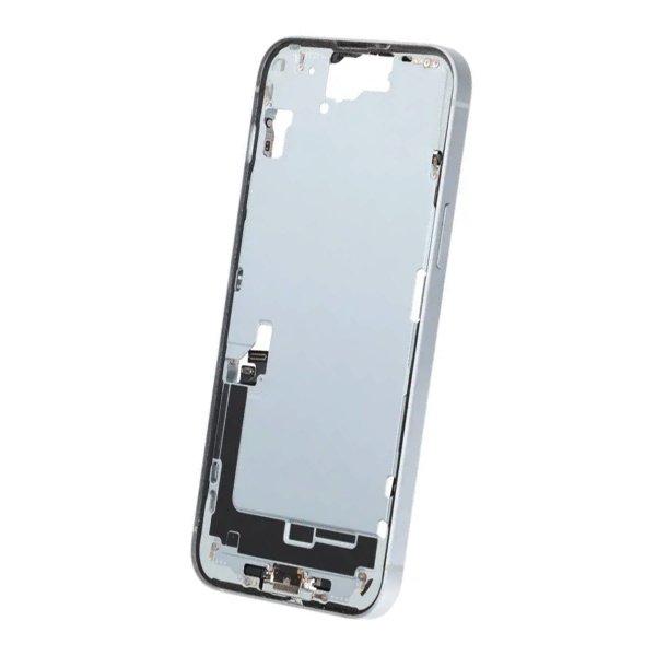 Mittenram med smådelar för iPhone 15 Plus - Blå OEM