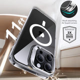 ESR iPhone 16 Pro Max Skal och Skärmskydd Classic Hybrid Kickstand MagSafe Set Transparent