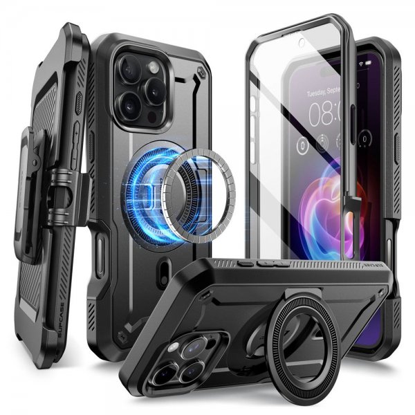 Supcase iPhone 16 Pro Max Skal UB Pro MagSafe Svart