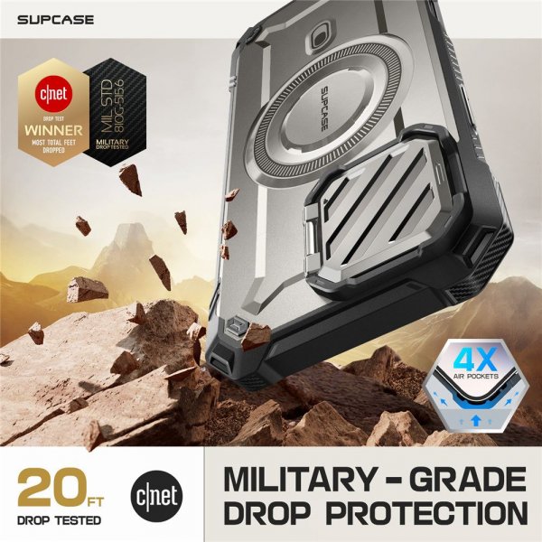Supcase iPhone 16 Pro Max Skal UB Mag XT Grå