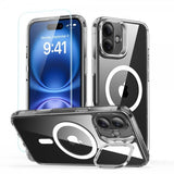 ESR iPhone 16 Skal och Skärmskydd Classic Hybrid Kickstand MagSafe Set Transparent