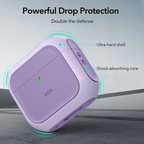 ESR AirPods 4/5 Skal Orbit HaloLock Lila