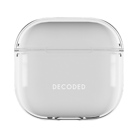 Decoded AirPods 4 Skal Silicone AirCase Transparent