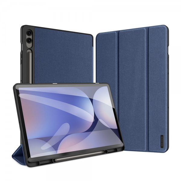 Dux Ducis Samsung Galaxy Tab S9 Plus/S9 FE Plus/S10 Plus Fodral DOMO Series Blå