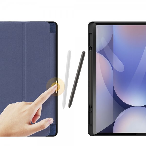 Dux Ducis Samsung Galaxy Tab S9 Plus/S9 FE Plus/S10 Plus Fodral DOMO Series Blå