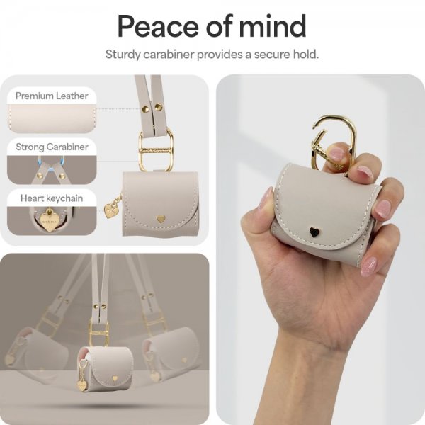 Spigen AirPods 4 Fodral Cyrill Mini Bag Beige