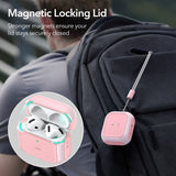 ESR AirPods 4 Skal Orbit Hybrid HaloLock Rosa