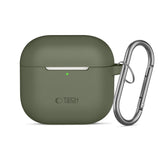 Tech-Protect AirPods 4 Skal Silicone Hook Grön