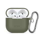 Tech-Protect AirPods 4 Skal Silicone Hook Grön