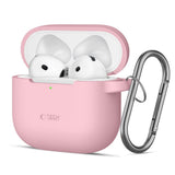 Tech-Protect AirPods 4 Skal Silicone Hook Rosa