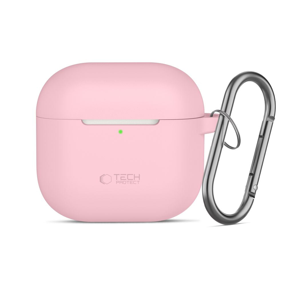 Tech-Protect AirPods 4 Skal Silicone Hook Rosa