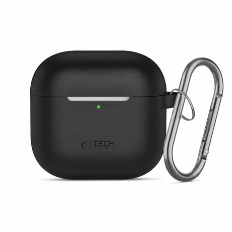Tech-Protect AirPods 4 Skal Silicone Hook Svart