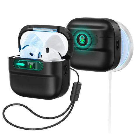 ESR AirPods 4/5 Skal Pulse FlickLock HaloLock Svart