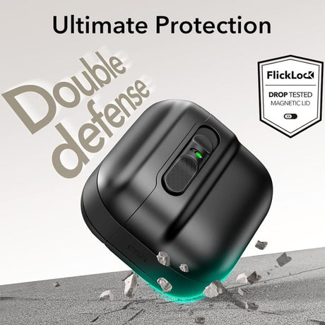 ESR AirPods 4/5 Skal Pulse FlickLock HaloLock Svart