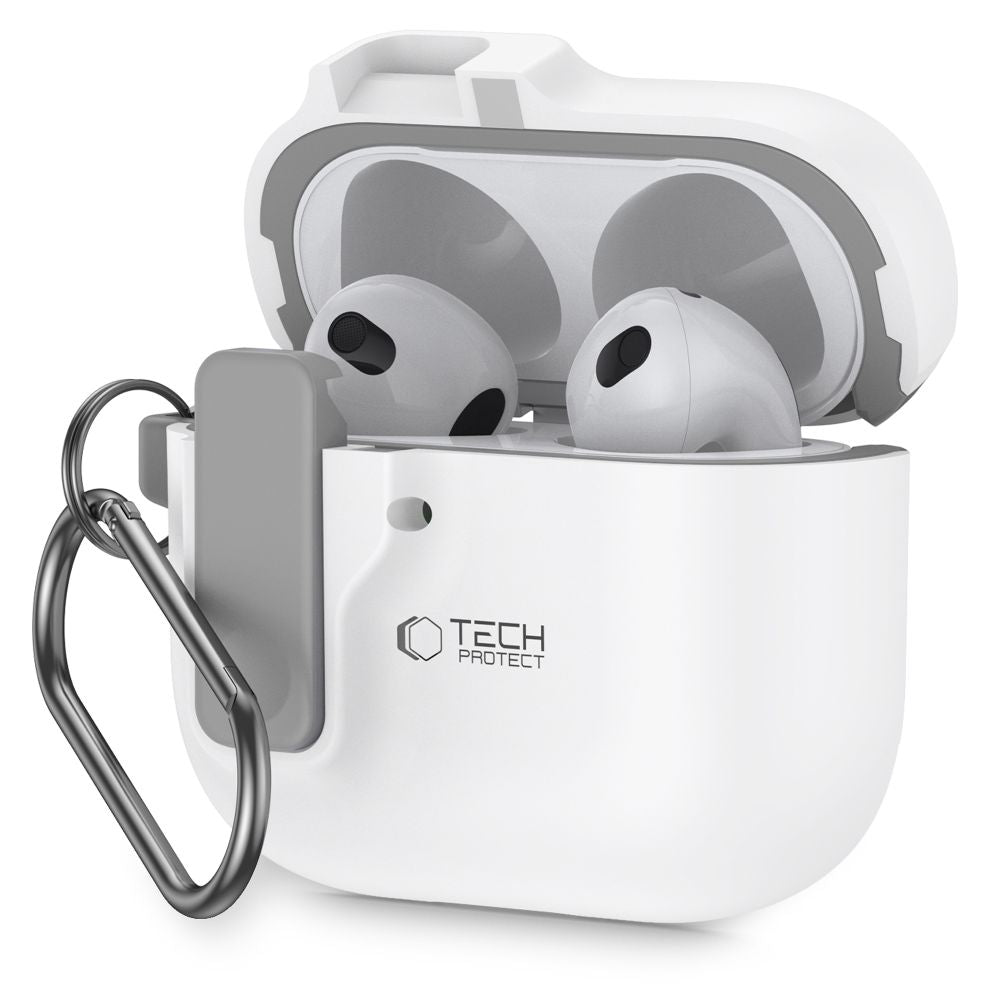 Tech-Protect AirPods 4 Skal Slim Hook Vit