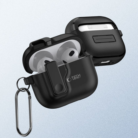 Tech-Protect AirPods 4 Skal Slim Hook Svart