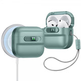 ESR AirPods 4 Skal Pulse FlickLock HaloLock Grön