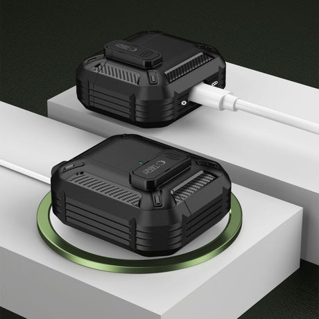 Tech-Protect AirPods 4 Skal Carbonox Svart