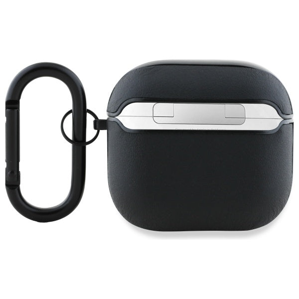 Mercedes Benz AirPods 4 Skal Äkta Läder AMG Svart