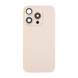 iPhone 16 Pro Max Baksida Glas Komplett OEM - Sandfärgad titan