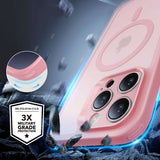 ESR iPhone 16 Pro Max Skal och Skärmskydd Classic Pro MagSafe Set Rosa