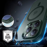 ESR iPhone 16 Pro Max Skal och Skärmskydd Classic Pro MagSafe Set Grön