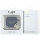 Guess AirPods 4 Skal Classic Logo 4G Charm Svart
