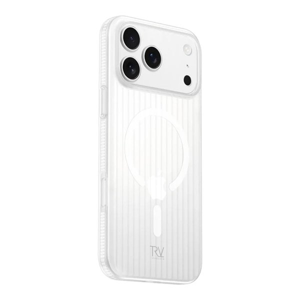 Rvelon iPhone 17 Pro Skal Korrugerad MagSafe Vit