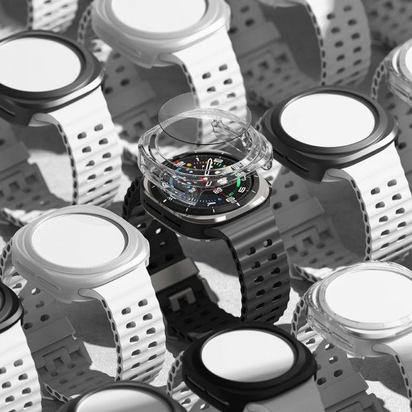 Ringke Samsung Galaxy Watch Ultra 47mm Skal och Skärmskydd Slim & Glass Transparent