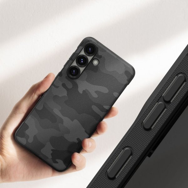 Ringke Samsung Galaxy S25 Skal Onyx Camo Black