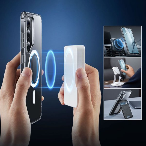 ESR Samsung Galaxy S25 Plus Skal Classic Hybrid HaloLock Transparent