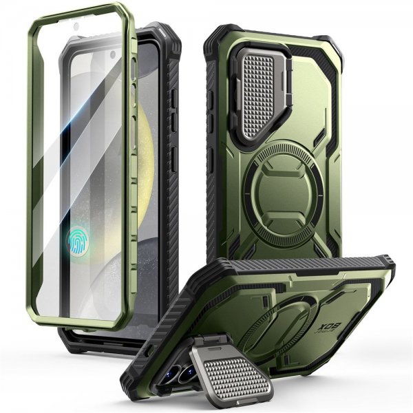 Supcase Samsung Galaxy S25 Skal ArmorBox MagSafe Grön
