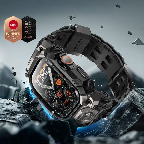 Supcase Apple Watch Ultra 49mm Armband UB Ore Svart