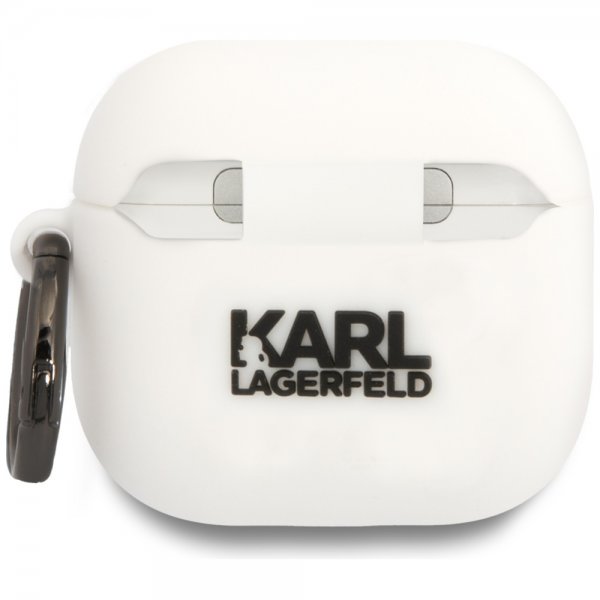 Karl Lagerfeld AirPods 4 Skal Karl 3D Vit