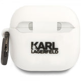Karl Lagerfeld AirPods 4 Skal Karl 3D Vit