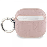 Karl Lagerfeld AirPods 4 Skal Monogram Choupette Rosa