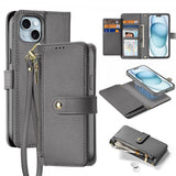 Dux Ducis iPhone 15 Fodral 2-i-1 Lawa Series MagSafe Grå