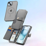 Dux Ducis iPhone 15 Fodral 2-i-1 Lawa Series MagSafe Grå