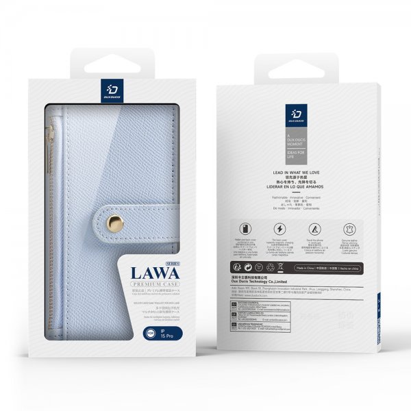 Dux Ducis iPhone 15 Fodral 2-i-1 Lawa Series MagSafe Blå