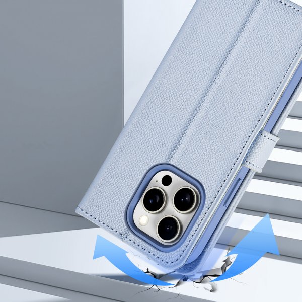 Dux Ducis iPhone 15 Pro Fodral 2-i-1 Lawa Series MagSafe Blå