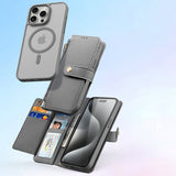 Dux Ducis iPhone 15 Pro Max Fodral 2-i-1 Lawa Series MagSafe Grå