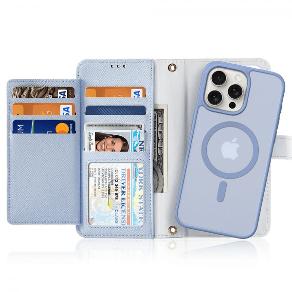 Dux Ducis iPhone 15 Pro Max Fodral 2-i-1 Lawa Series MagSafe Blå