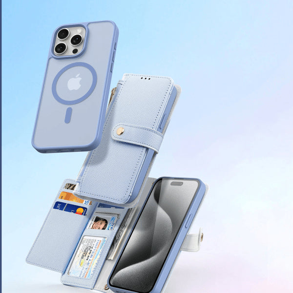 Dux Ducis iPhone 15 Pro Max Fodral 2-i-1 Lawa Series MagSafe Blå