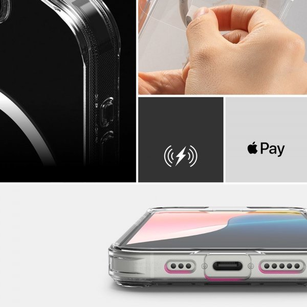 Ringke iPhone 16e/17e Skal Fusion Magnetic Transparent