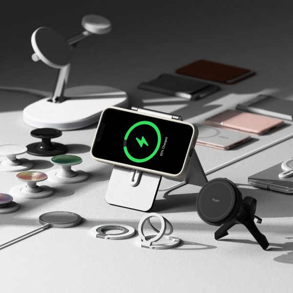 Ringke iPhone 16e/iPhone 17e Skal Silicone Magnetic Stone