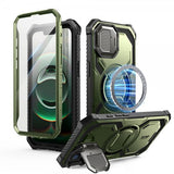 Supcase iPhone 16e/iPhone 17e Skal ArmorBox MagSafe Grön