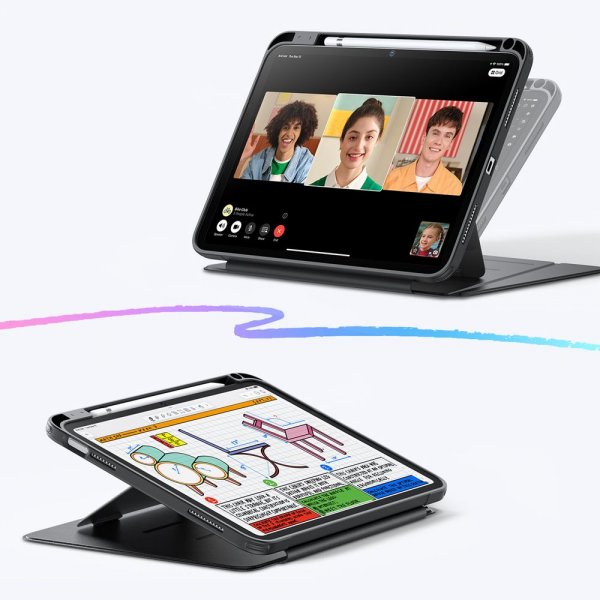 ESR iPad 10.9 (gen 10)/iPad 11 (A16) Fodral Flip Hybrid Svart